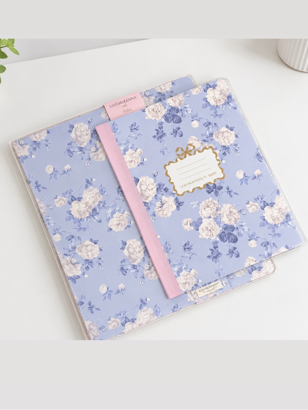 LoveShackFancy Binder, Composition Notebook Everblooming Rosettes